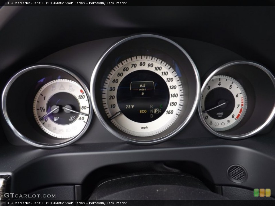 Porcelain/Black Interior Gauges for the 2014 Mercedes-Benz E 350 4Matic Sport Sedan #94545821