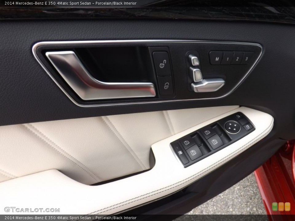 Porcelain/Black Interior Controls for the 2014 Mercedes-Benz E 350 4Matic Sport Sedan #94545853