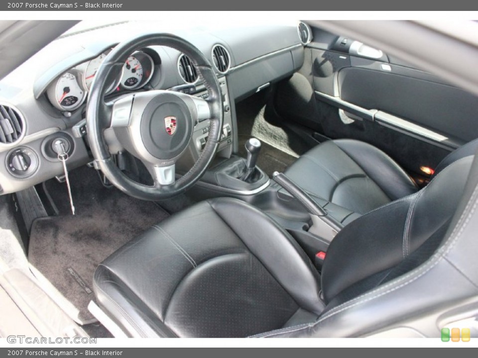 Black Interior Photo for the 2007 Porsche Cayman S #94548714
