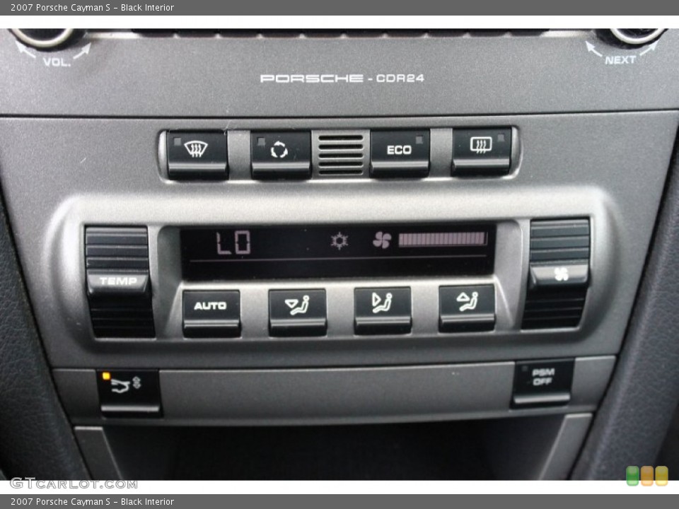 Black Interior Controls for the 2007 Porsche Cayman S #94548756