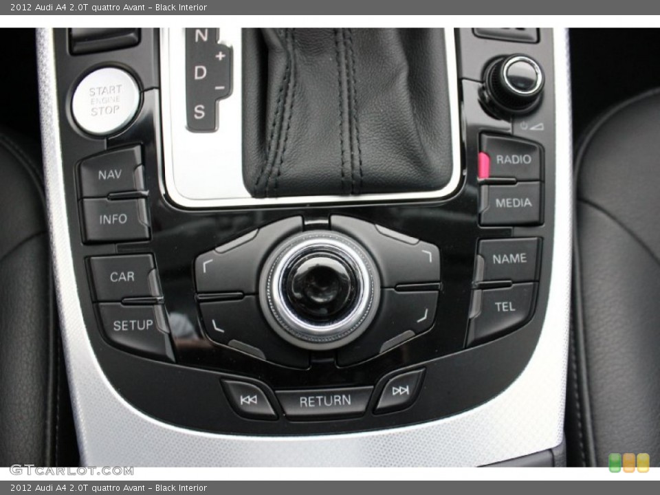 Black Interior Controls for the 2012 Audi A4 2.0T quattro Avant #94549368