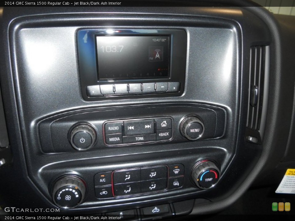 Jet Black/Dark Ash Interior Controls for the 2014 GMC Sierra 1500 Regular Cab #94556131
