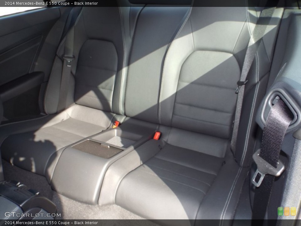 Black Interior Rear Seat for the 2014 Mercedes-Benz E 550 Coupe #94556557