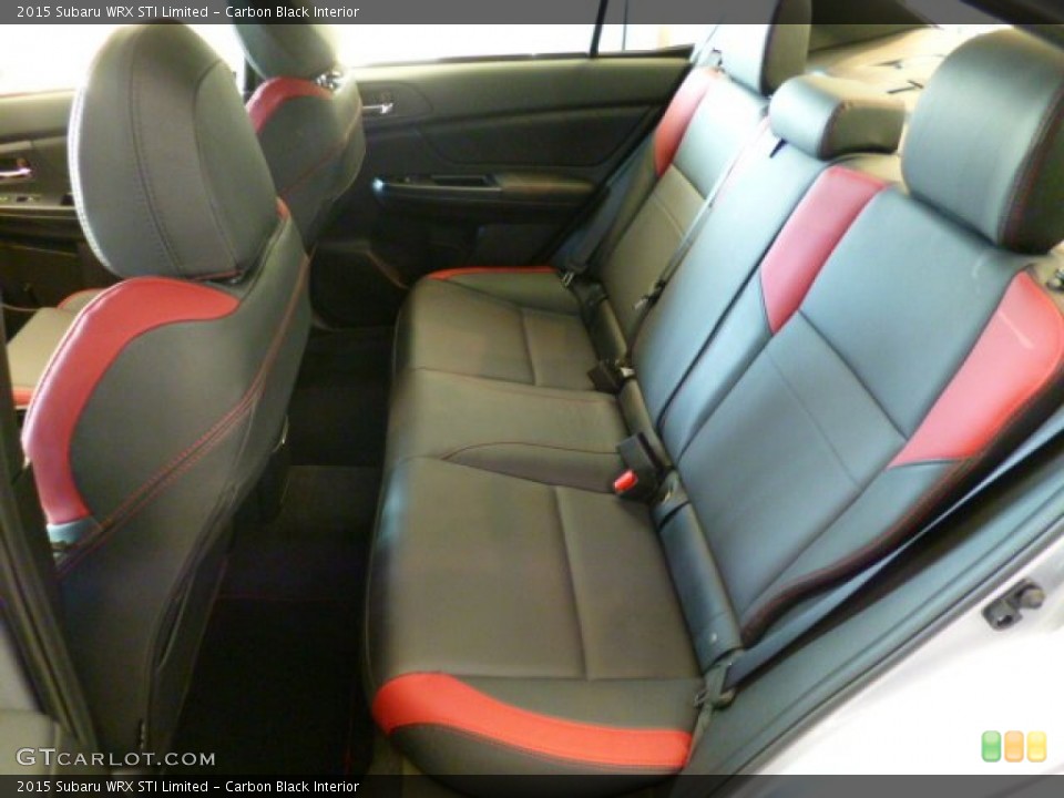 Carbon Black Interior Rear Seat for the 2015 Subaru WRX STI Limited #94559563