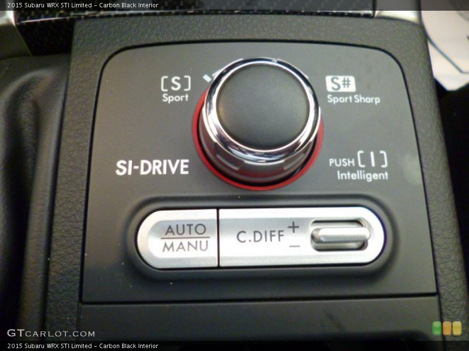 Carbon Black Interior Controls for the 2015 Subaru WRX STI Limited #94559675