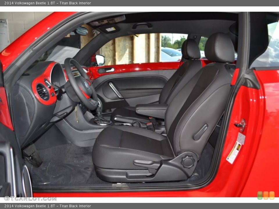 Titan Black Interior Front Seat for the 2014 Volkswagen Beetle 1.8T #94561987
