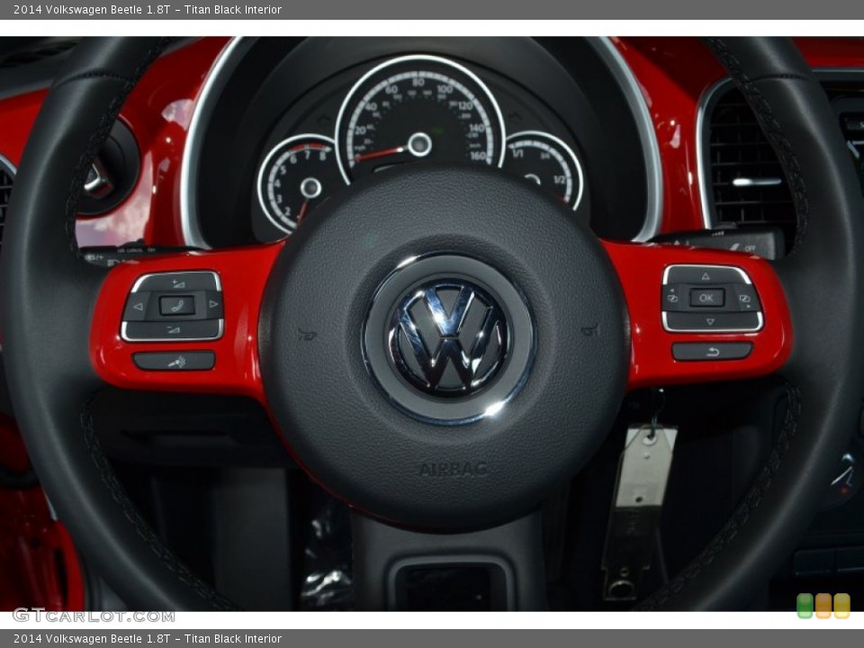 Titan Black Interior Controls for the 2014 Volkswagen Beetle 1.8T #94562053