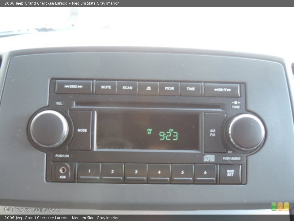 Medium Slate Gray Interior Audio System for the 2006 Jeep Grand Cherokee Laredo #94563682