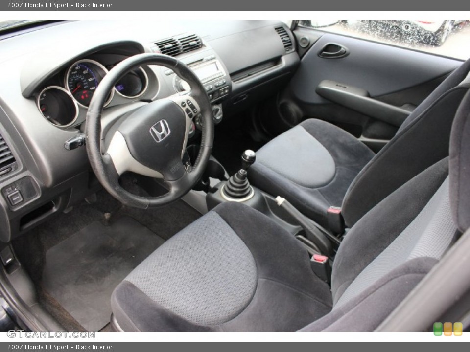 Black Interior Photo for the 2007 Honda Fit Sport #94565893