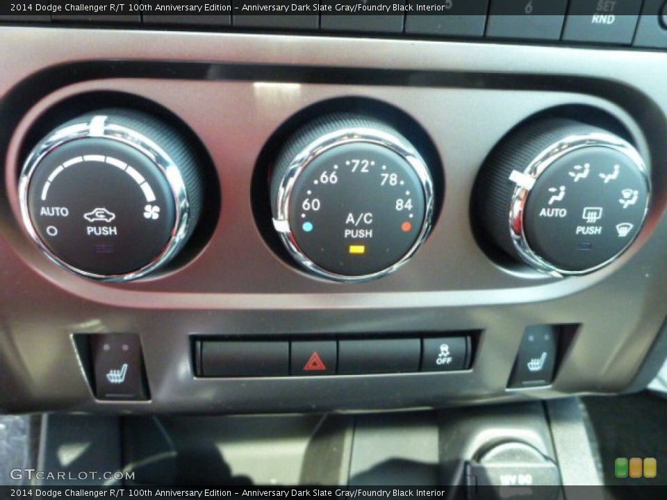 Anniversary Dark Slate Gray/Foundry Black Interior Controls for the 2014 Dodge Challenger R/T 100th Anniversary Edition #94567417