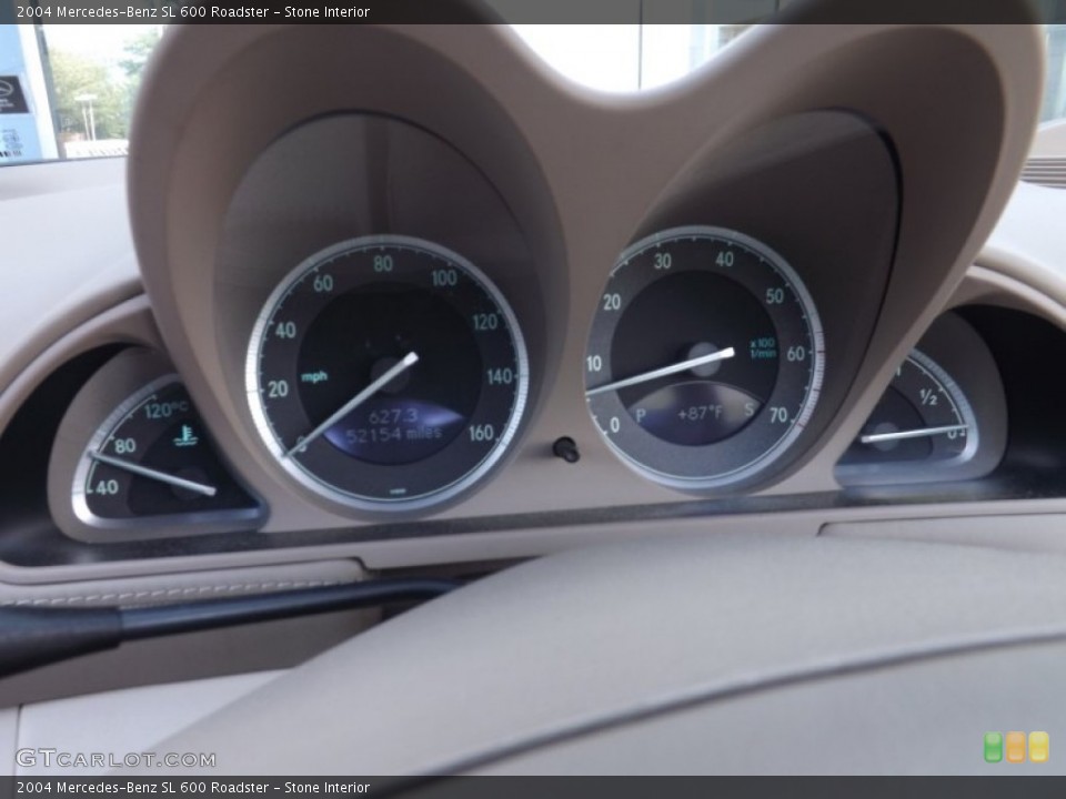 Stone Interior Gauges for the 2004 Mercedes-Benz SL 600 Roadster #94574038
