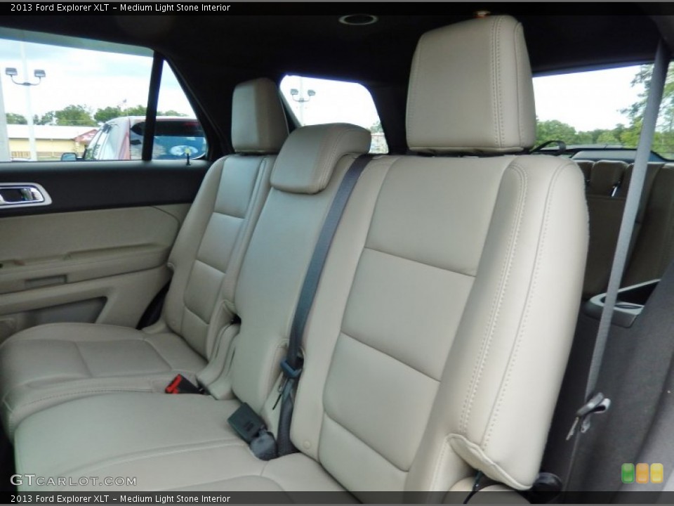 Medium Light Stone Interior Rear Seat for the 2013 Ford Explorer XLT #94576927