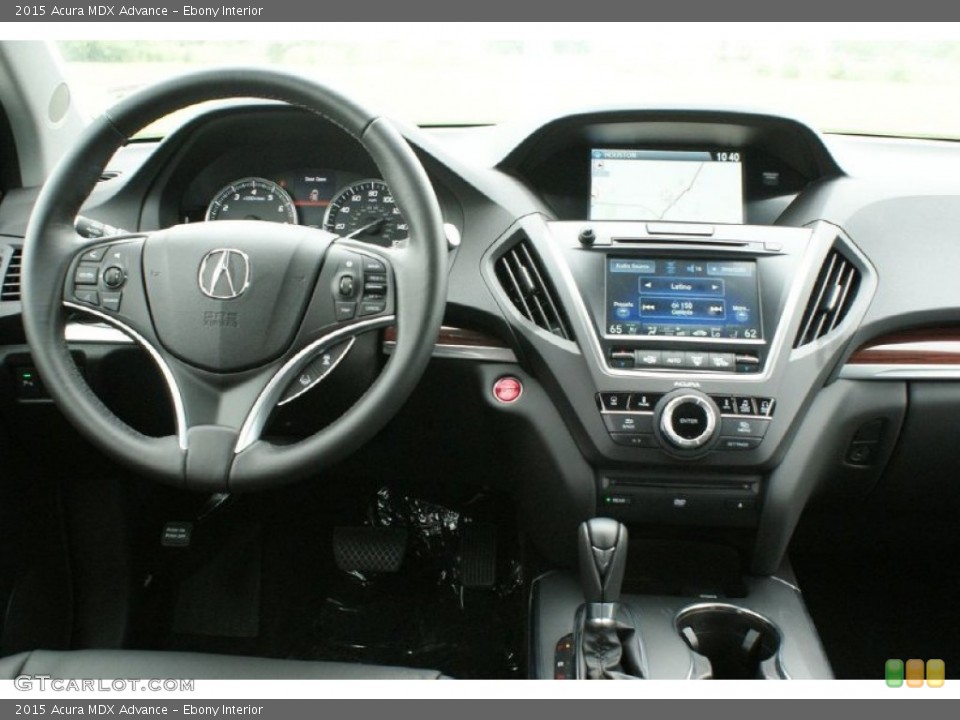 Ebony Interior Dashboard for the 2015 Acura MDX Advance #94577254