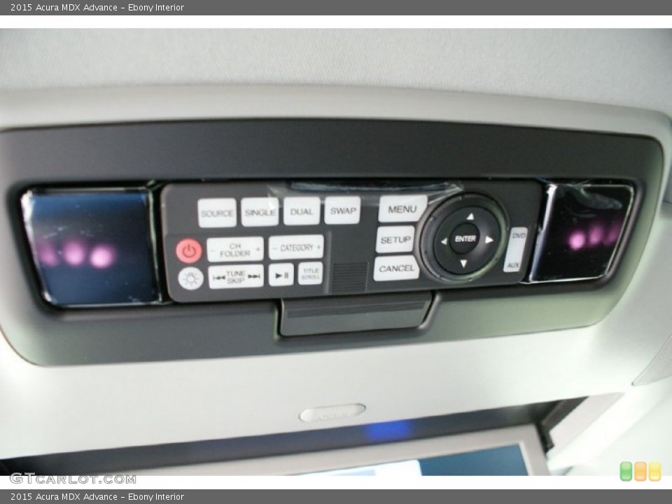 Ebony Interior Entertainment System for the 2015 Acura MDX Advance #94577353