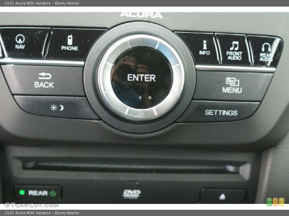 Ebony Interior Controls for the 2015 Acura MDX Advance #94577416