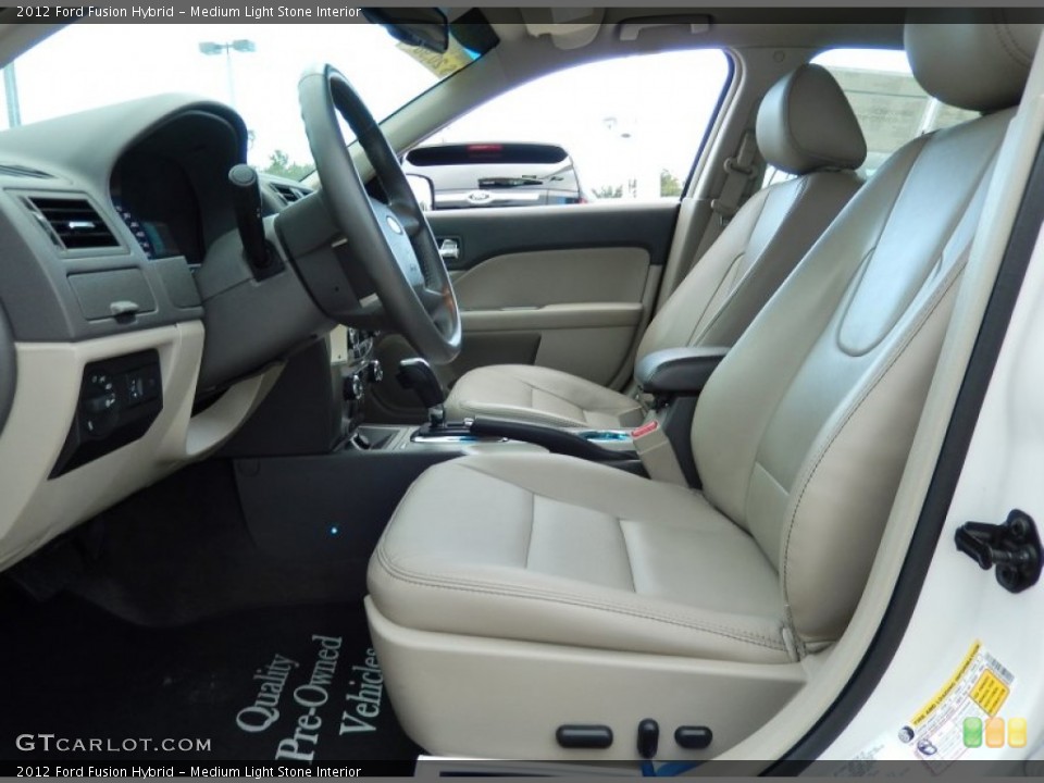 Medium Light Stone Interior Photo for the 2012 Ford Fusion Hybrid #94577449