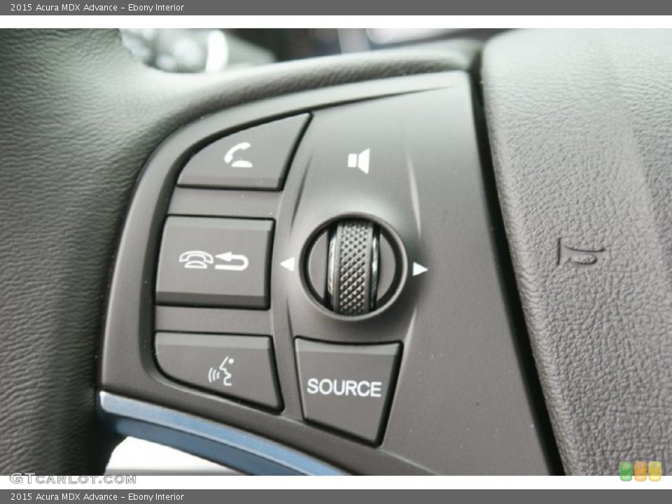 Ebony Interior Controls for the 2015 Acura MDX Advance #94577584