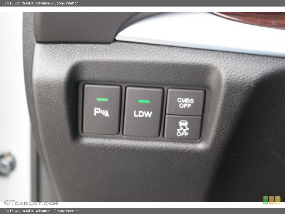 Ebony Interior Controls for the 2015 Acura MDX Advance #94577599