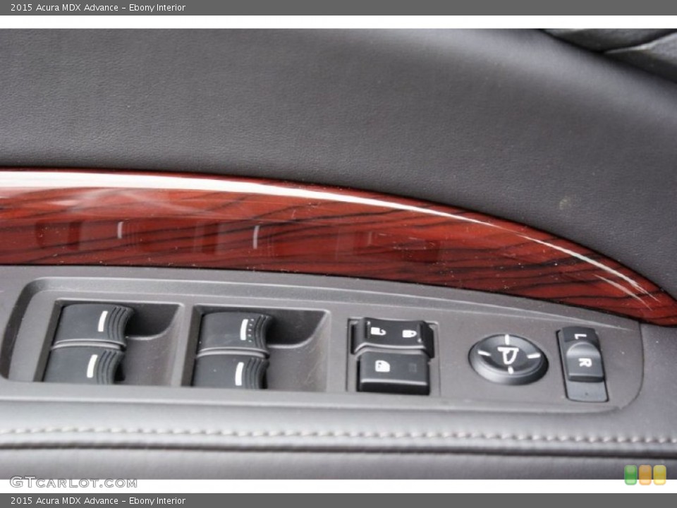 Ebony Interior Controls for the 2015 Acura MDX Advance #94577653