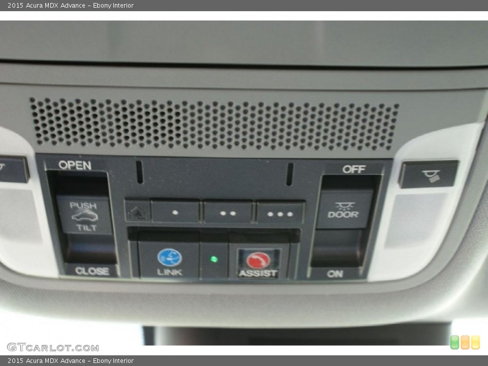Ebony Interior Controls for the 2015 Acura MDX Advance #94577692