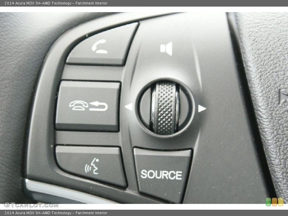 Parchment Interior Controls for the 2014 Acura MDX SH-AWD Technology #94579234