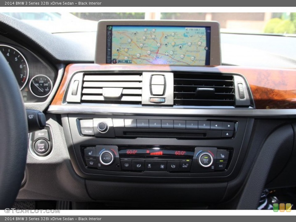 Black Interior Controls for the 2014 BMW 3 Series 328i xDrive Sedan #94579381