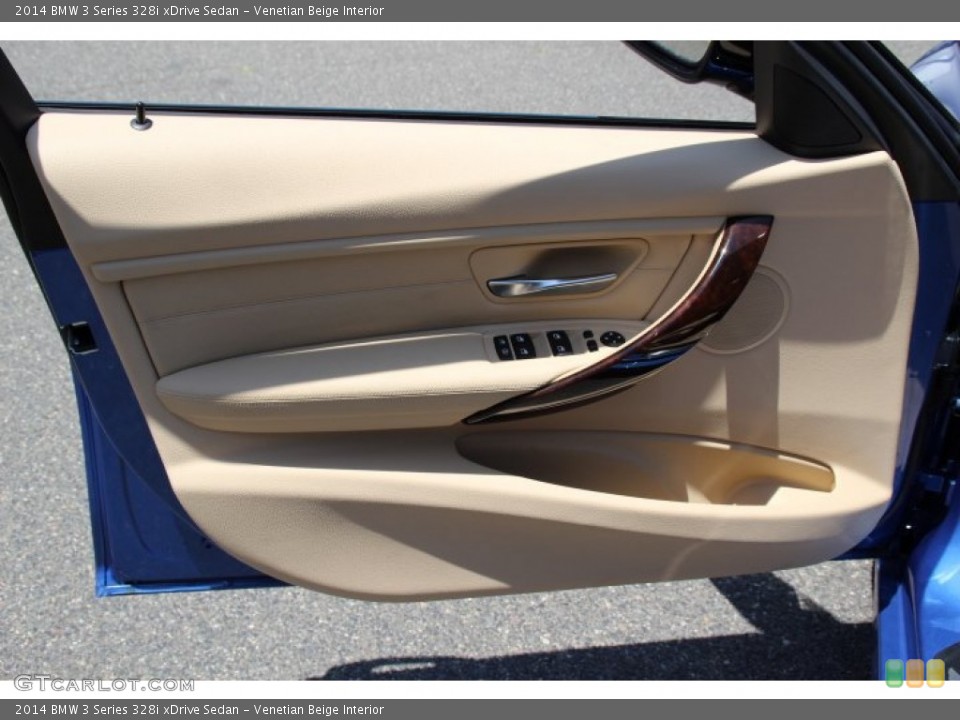 Venetian Beige Interior Door Panel for the 2014 BMW 3 Series 328i xDrive Sedan #94579966