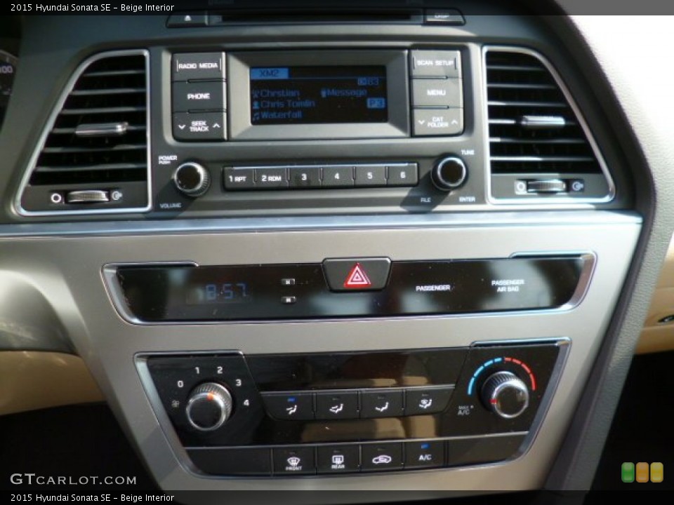 Beige Interior Controls for the 2015 Hyundai Sonata SE #94580206