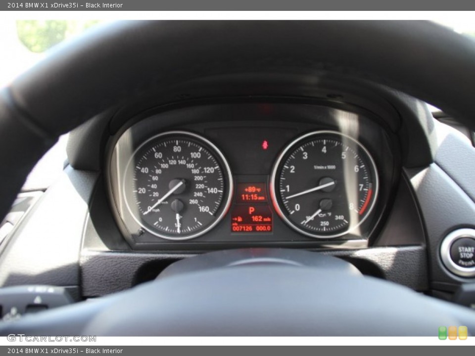 Black Interior Gauges for the 2014 BMW X1 xDrive35i #94580758