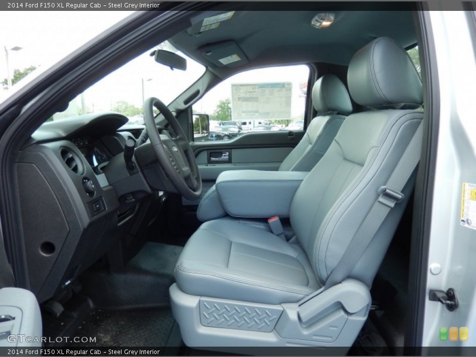 Steel Grey Interior Photo for the 2014 Ford F150 XL Regular Cab #94580896