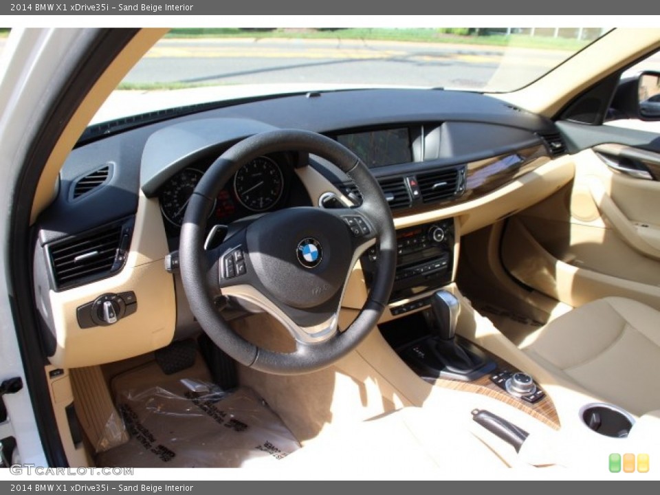 Sand Beige Interior Prime Interior for the 2014 BMW X1 xDrive35i #94581169