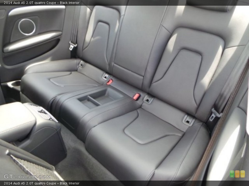 Black Interior Rear Seat for the 2014 Audi A5 2.0T quattro Coupe #94581244