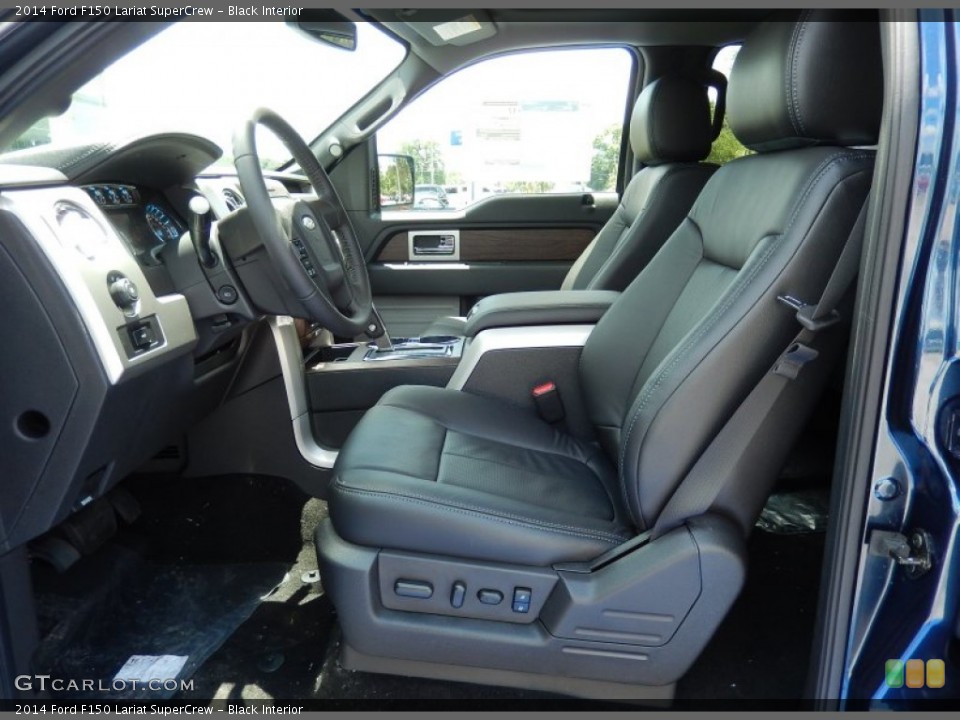 Black Interior Photo for the 2014 Ford F150 Lariat SuperCrew #94581355