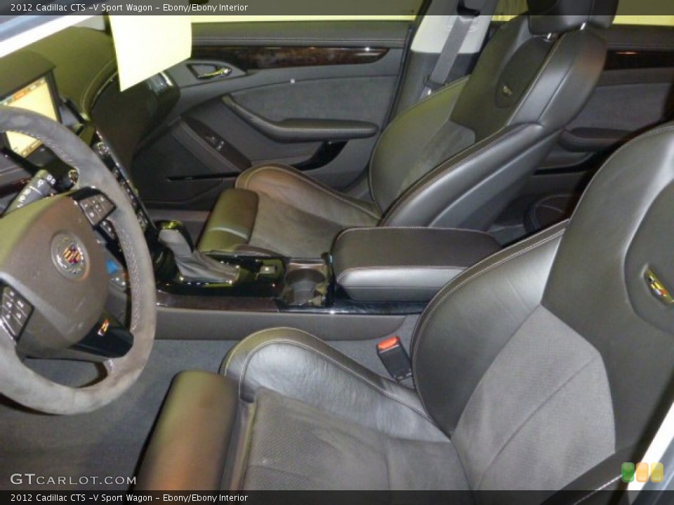 Ebony/Ebony Interior Photo for the 2012 Cadillac CTS -V Sport Wagon #94581418
