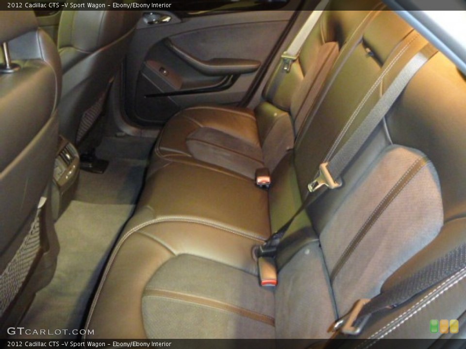 Ebony/Ebony Interior Rear Seat for the 2012 Cadillac CTS -V Sport Wagon #94581436