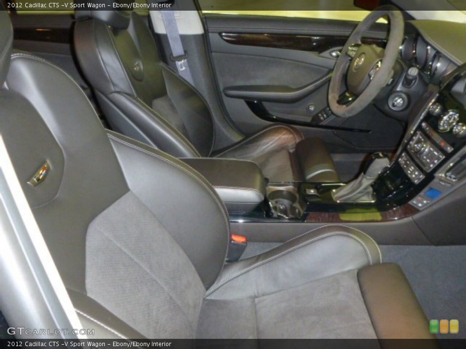 Ebony/Ebony Interior Front Seat for the 2012 Cadillac CTS -V Sport Wagon #94581643
