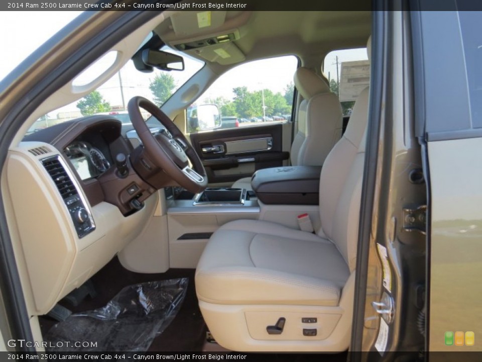 Canyon Brown/Light Frost Beige Interior Photo for the 2014 Ram 2500 Laramie Crew Cab 4x4 #94583779