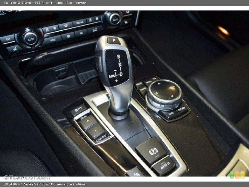 Black Interior Transmission for the 2014 BMW 5 Series 535i Gran Turismo #94585321