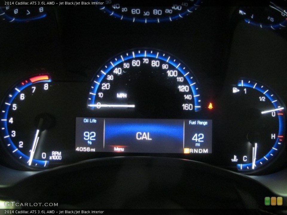 Jet Black/Jet Black Interior Gauges for the 2014 Cadillac ATS 3.6L AWD #94588237