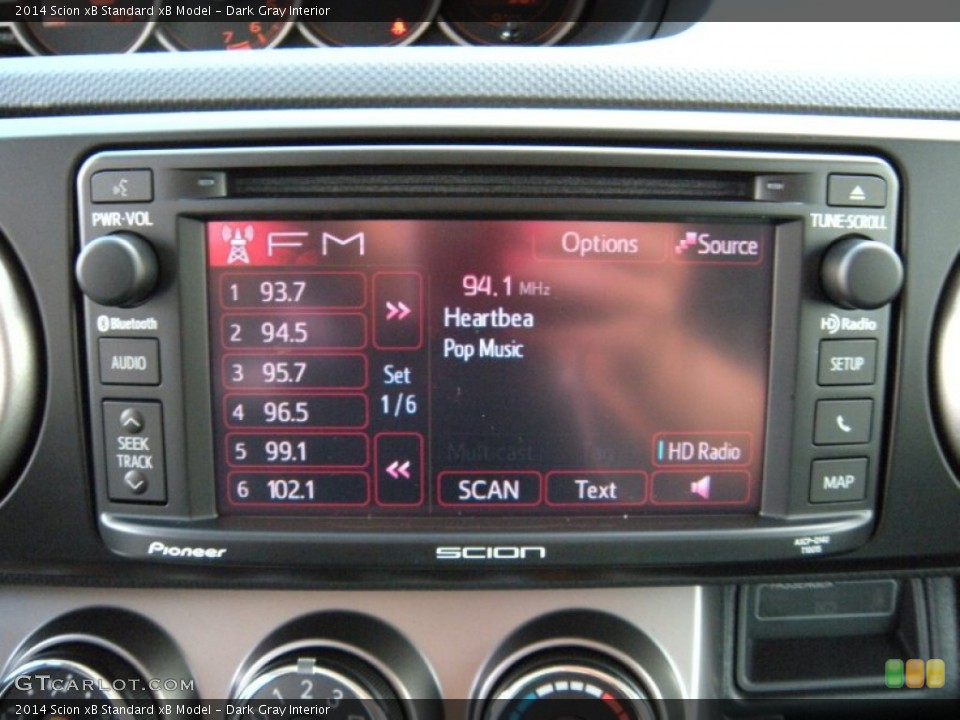 Dark Gray Interior Audio System for the 2014 Scion xB  #94595608