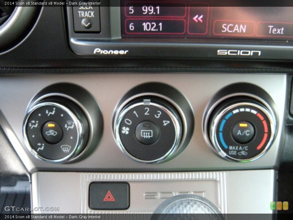 Dark Gray Interior Controls for the 2014 Scion xB  #94595632
