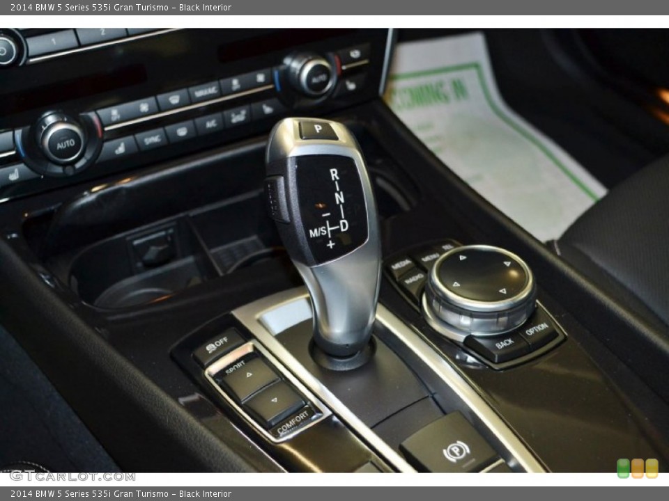 Black Interior Transmission for the 2014 BMW 5 Series 535i Gran Turismo #94597630