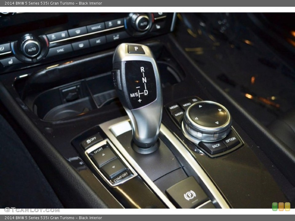 Black Interior Transmission for the 2014 BMW 5 Series 535i Gran Turismo #94597841