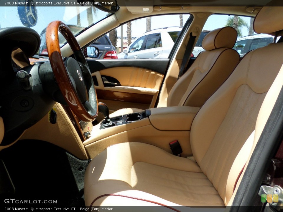 Beige (Tan) Interior Photo for the 2008 Maserati Quattroporte Executive GT #94598540