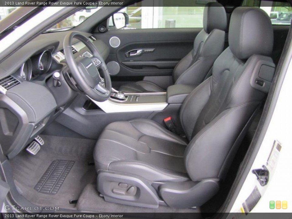 Ebony Interior Front Seat for the 2013 Land Rover Range Rover Evoque Pure Coupe #94601398