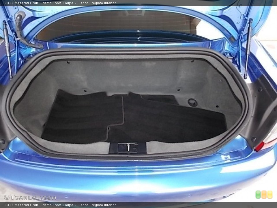 Bianco Pregiato Interior Trunk for the 2013 Maserati GranTurismo Sport Coupe #94603021
