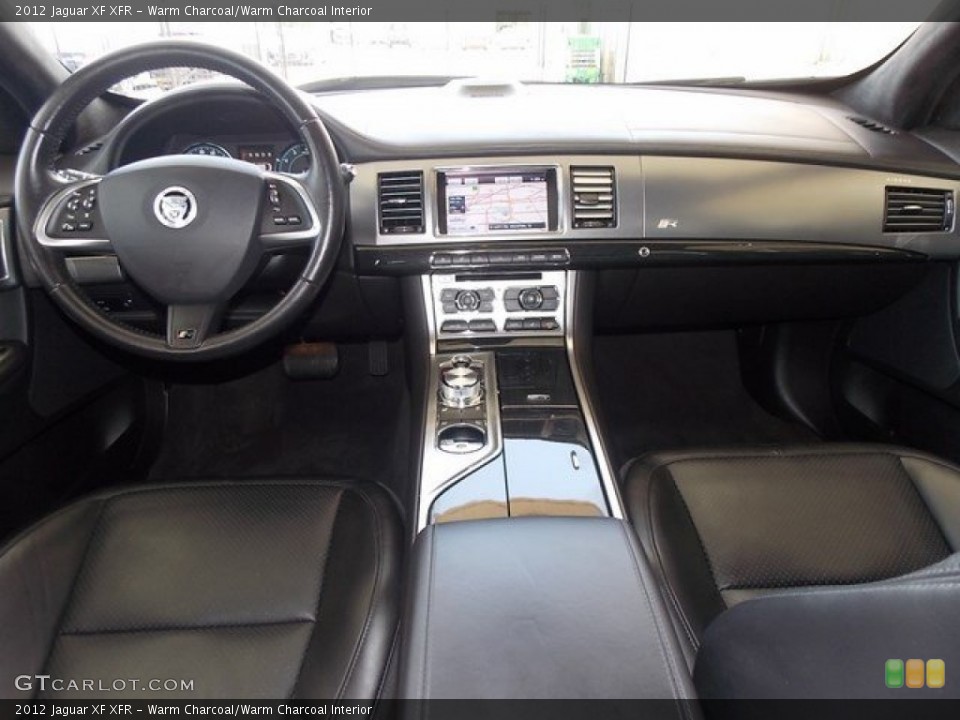 Warm Charcoal/Warm Charcoal Interior Dashboard for the 2012 Jaguar XF XFR #94603525
