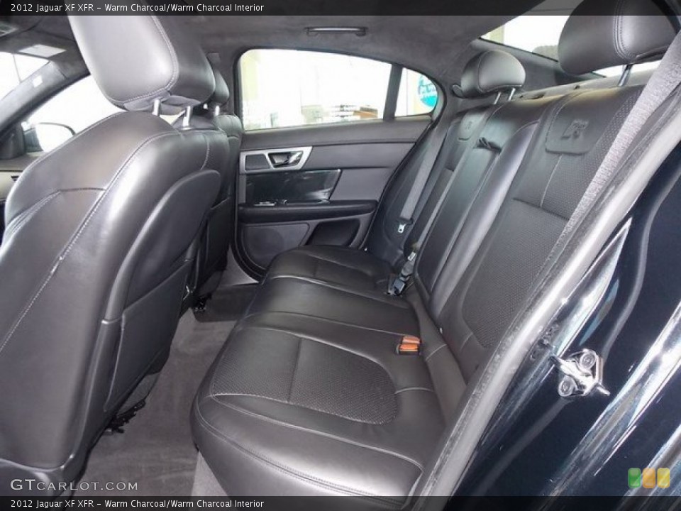 Warm Charcoal/Warm Charcoal Interior Rear Seat for the 2012 Jaguar XF XFR #94603546