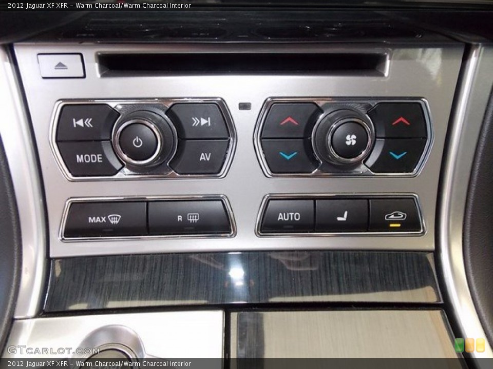 Warm Charcoal/Warm Charcoal Interior Controls for the 2012 Jaguar XF XFR #94603936