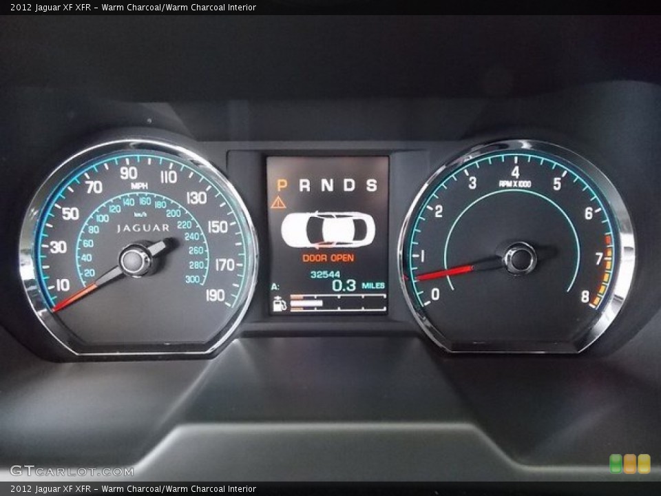 Warm Charcoal/Warm Charcoal Interior Gauges for the 2012 Jaguar XF XFR #94604062